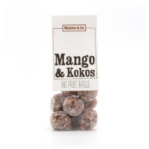Mahler & Co. Bio Fruchtbällchen Mango & Kokos